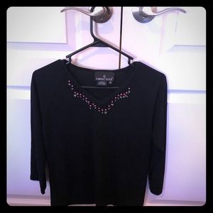 Carole Little Black Top